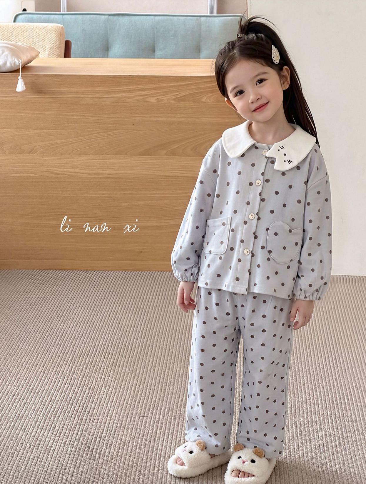 Homewear Pyjama Linanxi cổ meow