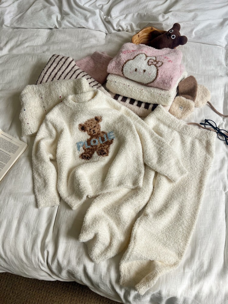 Homewear lông cừu Gấu nâu Ploue AMBB 2030