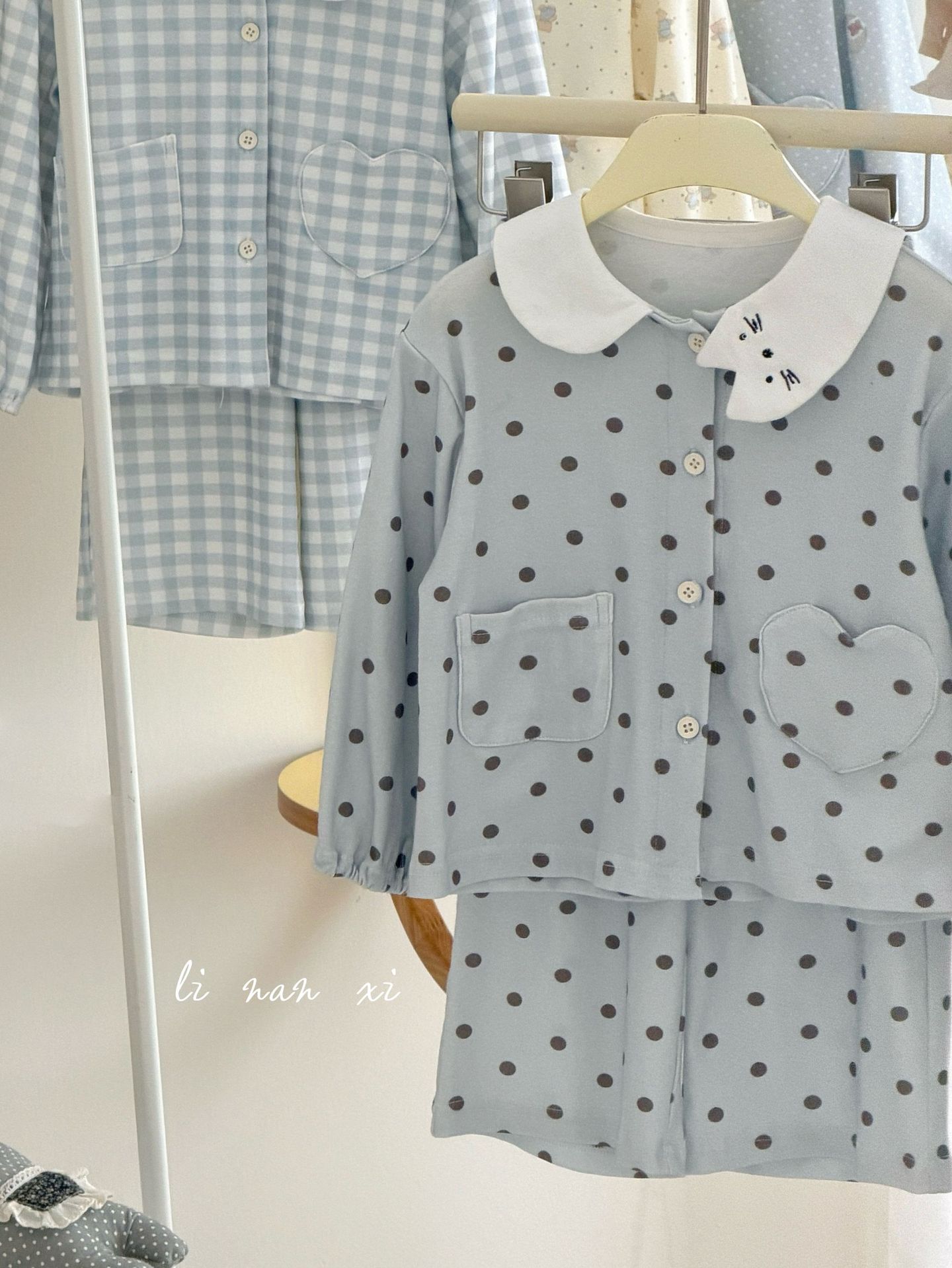 Homewear Pyjama Linanxi 4214 cổ meow