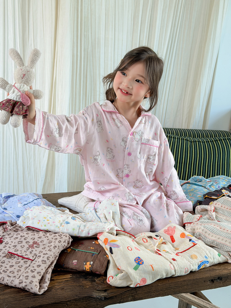 Homewear Pyjama AMBB cake cat hồng