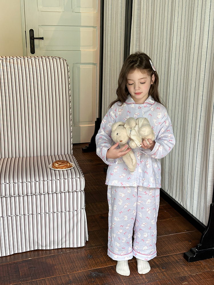 Homewear Pyjama Thỏ nơ hồng AMBB