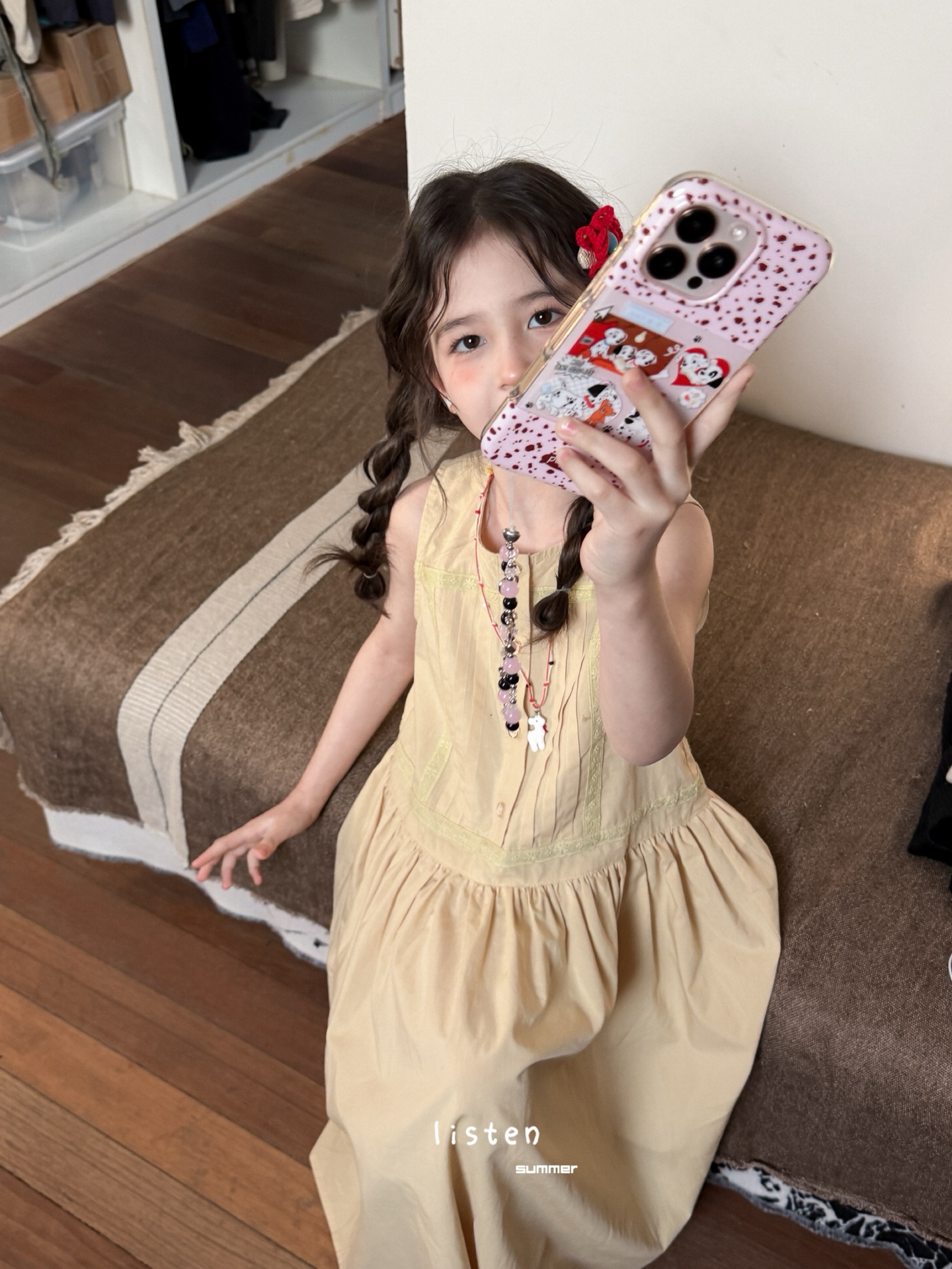 Listen - Đầm vàng ly nhỏ 612058