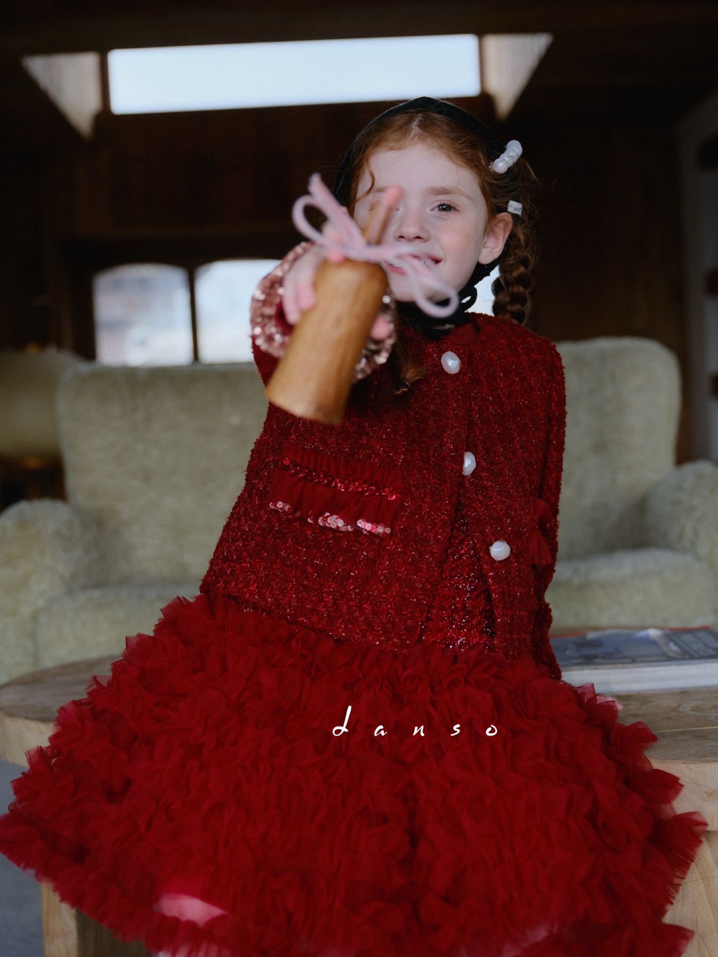 DANSO PRINCESS - Red Tweed tutututu