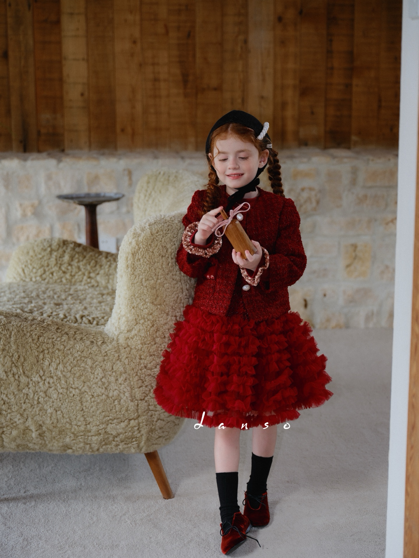 DANSO PRINCESS - Red Tweed tutututu