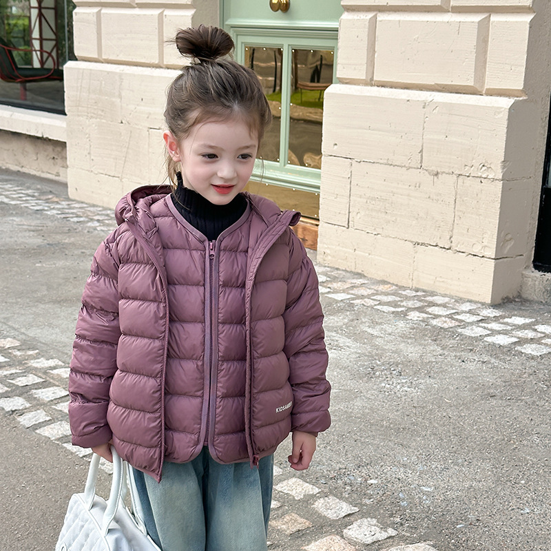 Áo khoác phao KIDSAMBB Tím - 140cm