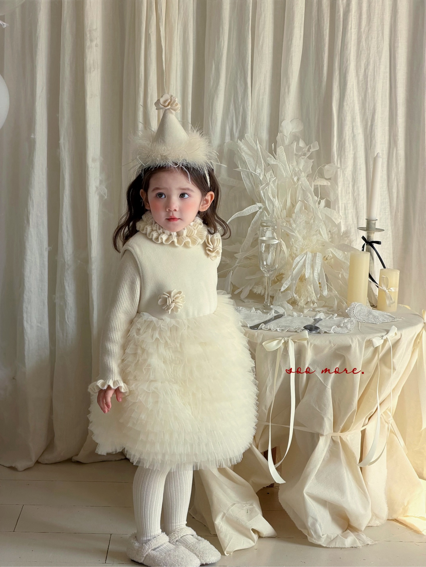 Bán theo set - Soo More - Set Đầm tutu + Áo len