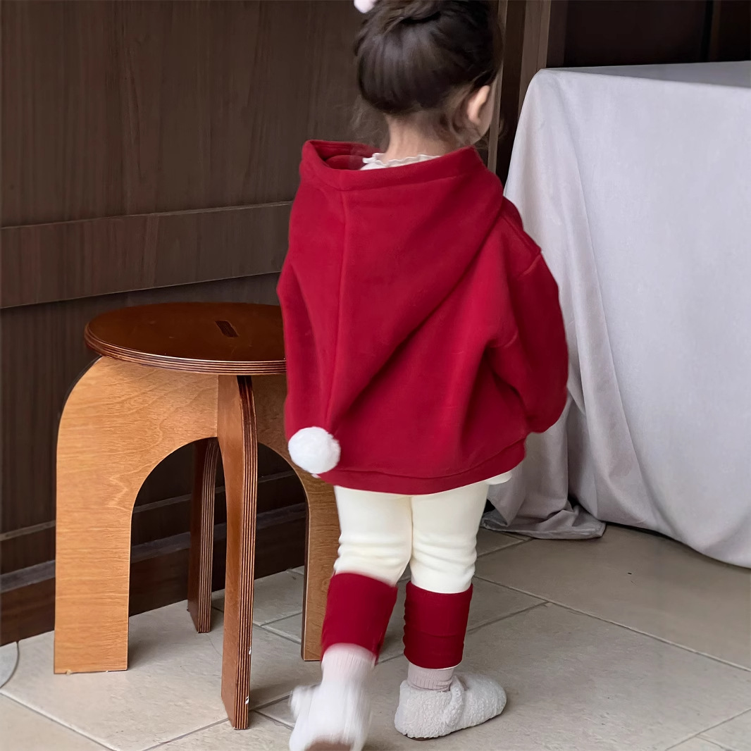 Áo hoodie mũ Quần legging . Set