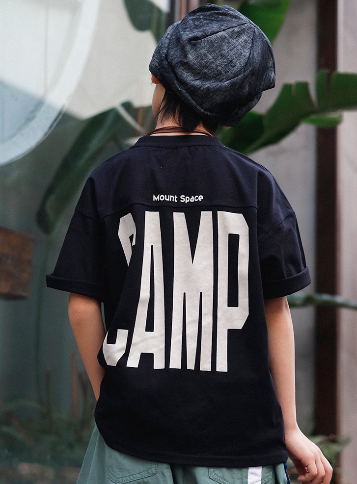 Áo phông bé trai CAMP big text YBS
