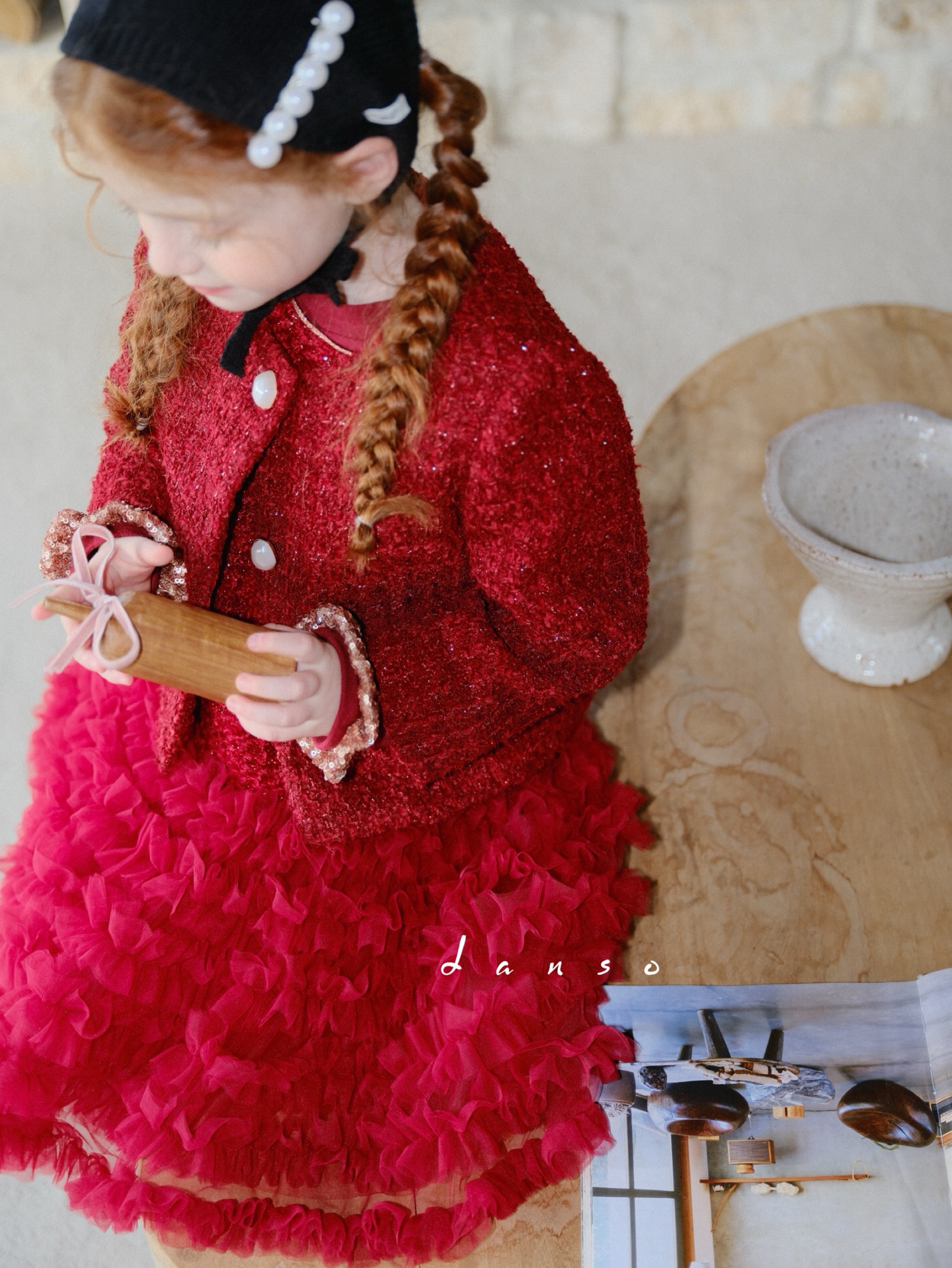 DANSO PRINCESS - Red Tweed tutututu