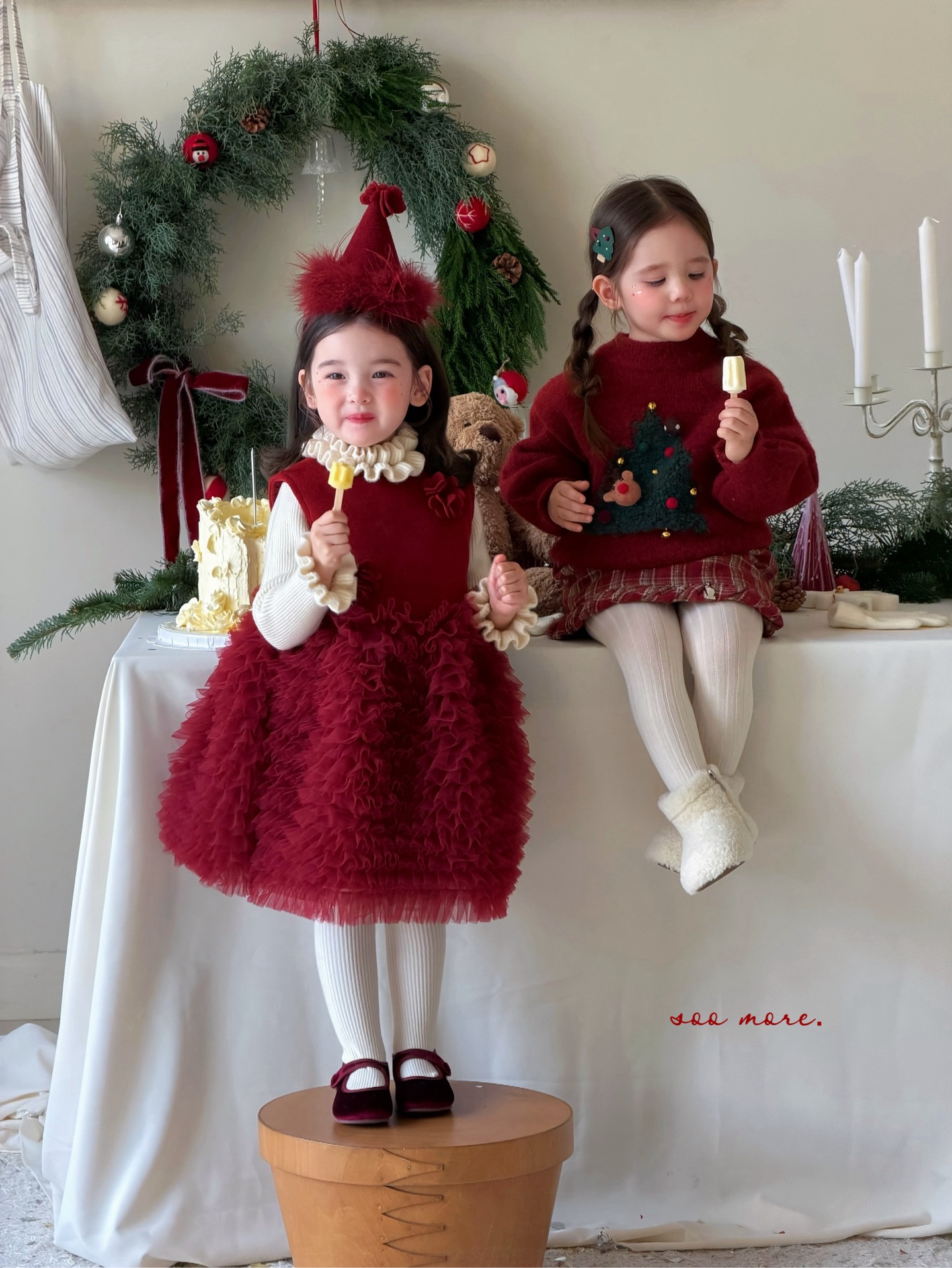 Bán theo set - Soo More - Set Đầm tutu + Áo len