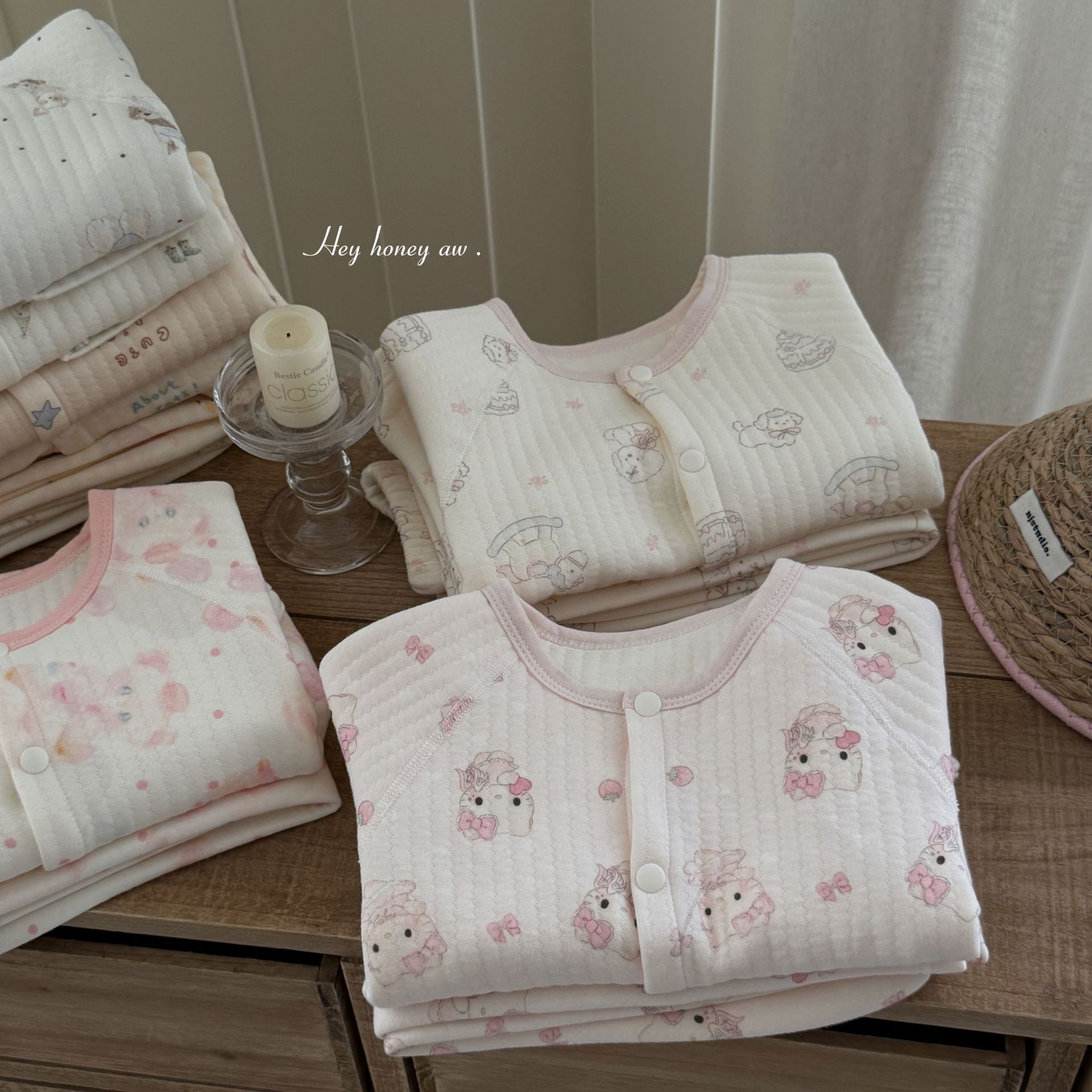 Homewear Hey Honey cúc bấm cún lông xù