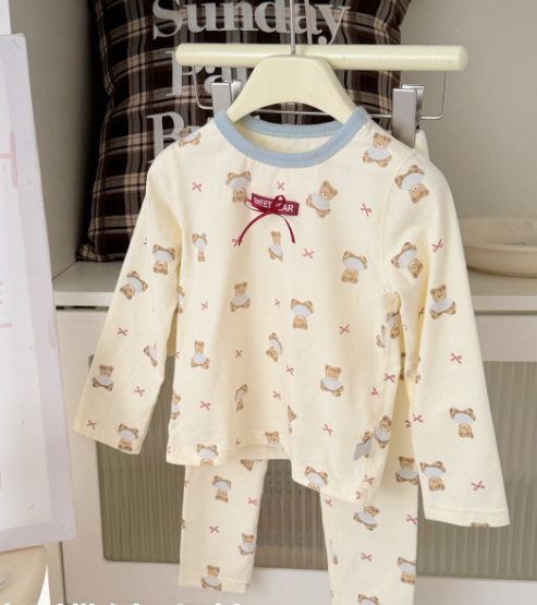 Bộ homewear Hey Honey Sweet bear nơ đỏ HAY