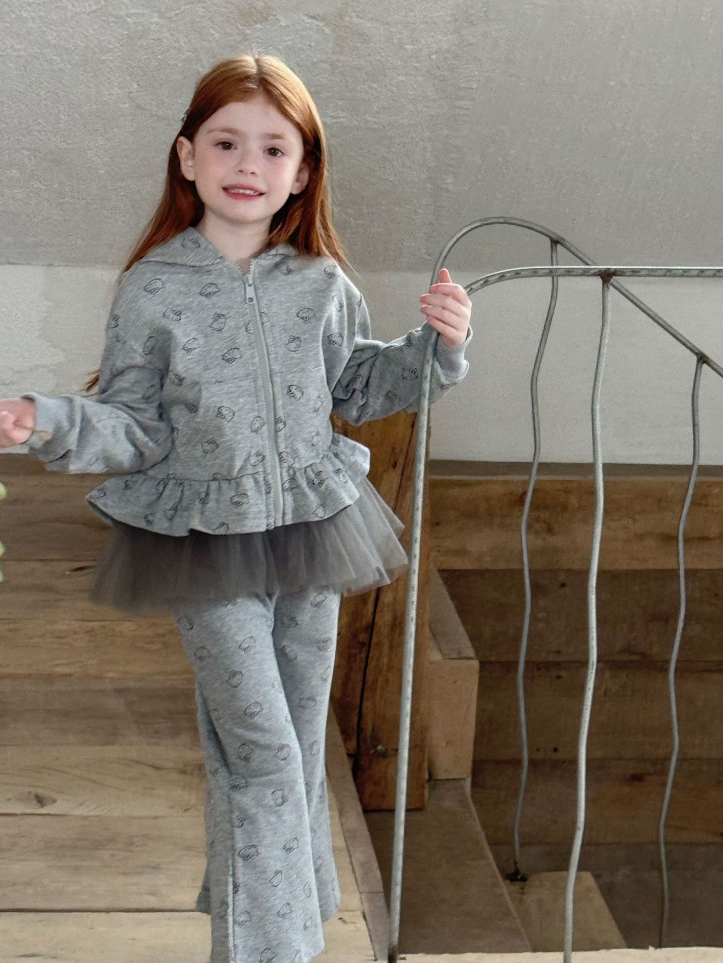 Set kitty xám mix yếm tutu Otaly