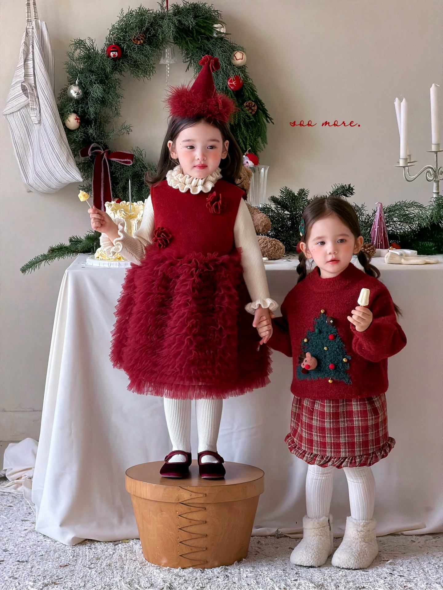 Bán theo set - Soo More - Set Đầm tutu + Áo len