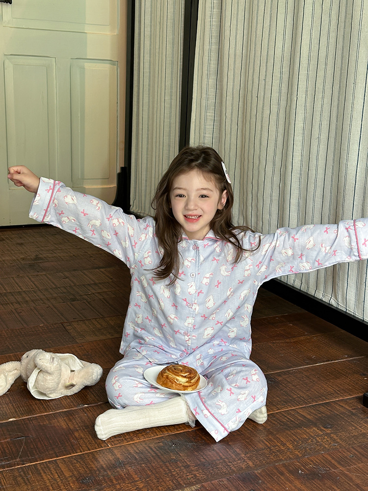 Homewear Pyjama Thỏ nơ hồng AMBB 4184