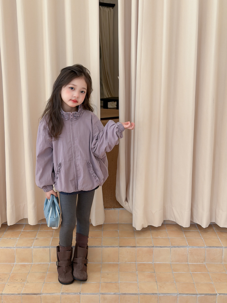 Áo khoác AMBB cổ và túi mix bèo 2548