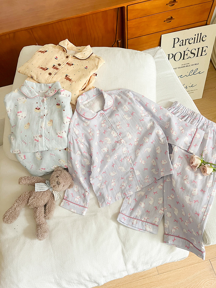 Homewear Pyjama Thỏ nơ hồng AMBB