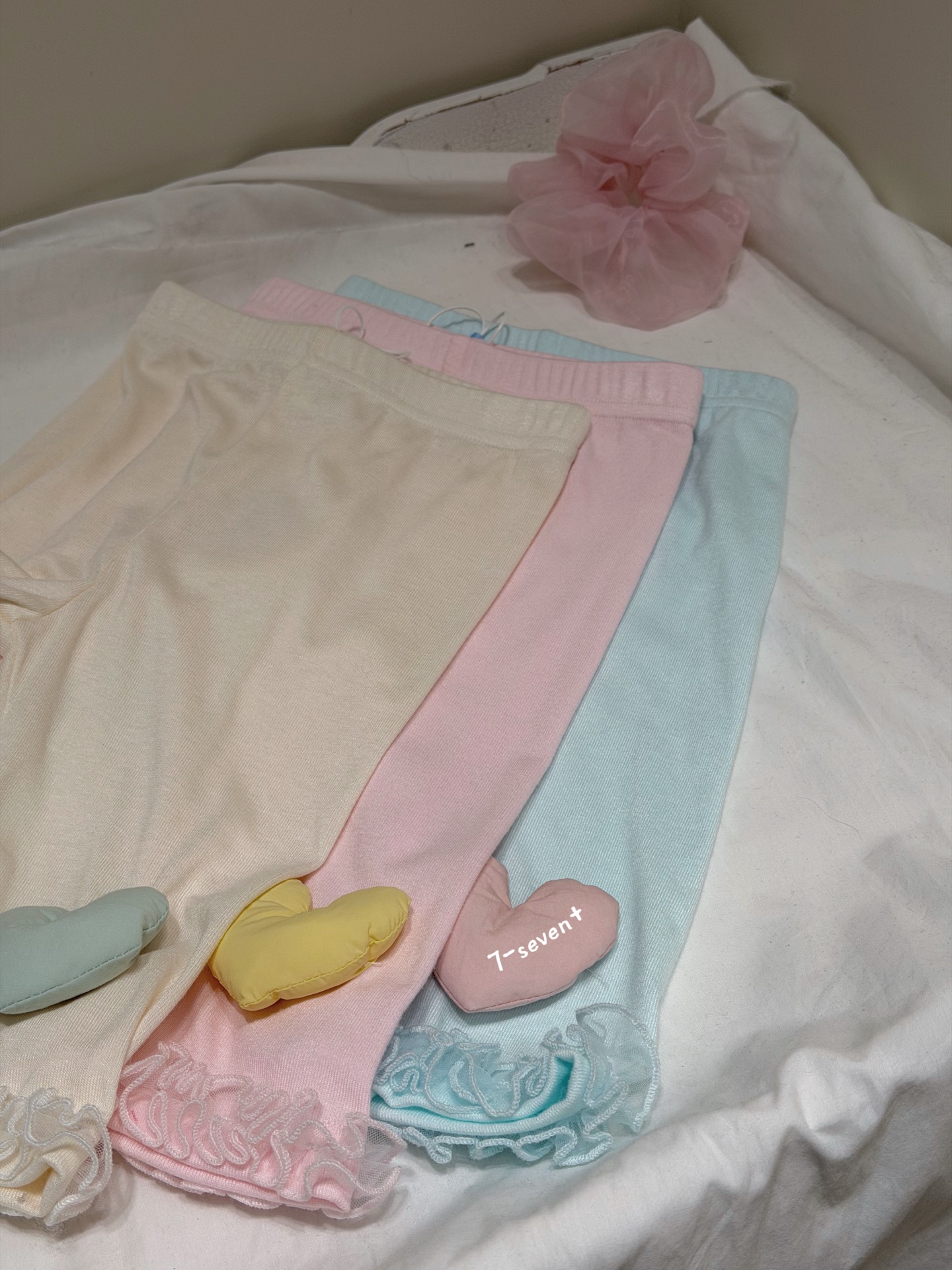 7-seven - Legging trái tym gấu bèo