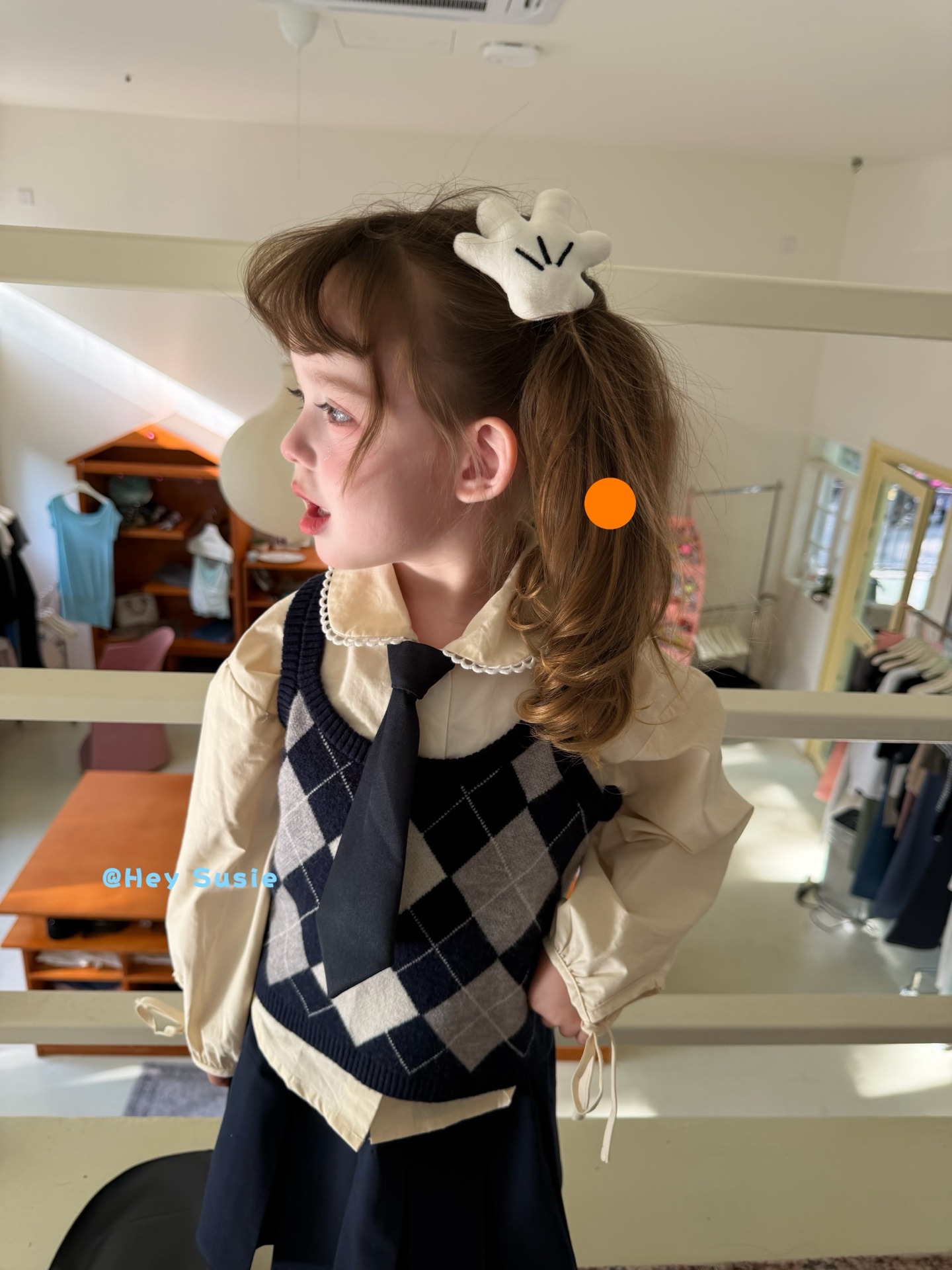 Hey Susie nữ sinh - Set sơ mi + váy 17521 17373