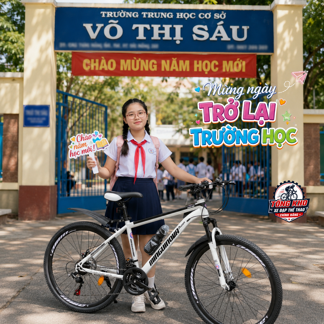 Xe đạp học sinh Mingu Inova Promax