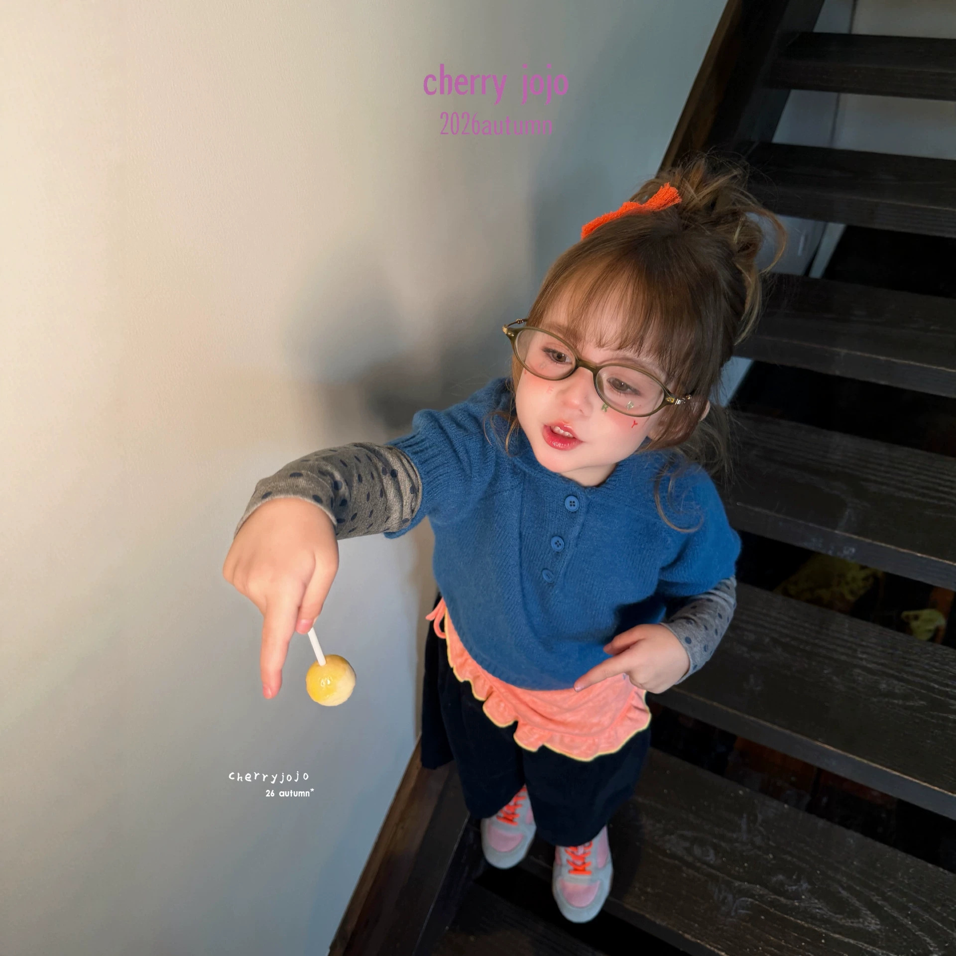 Cherry jojo - Áo giữ nhiệt chấm bi xám 277707