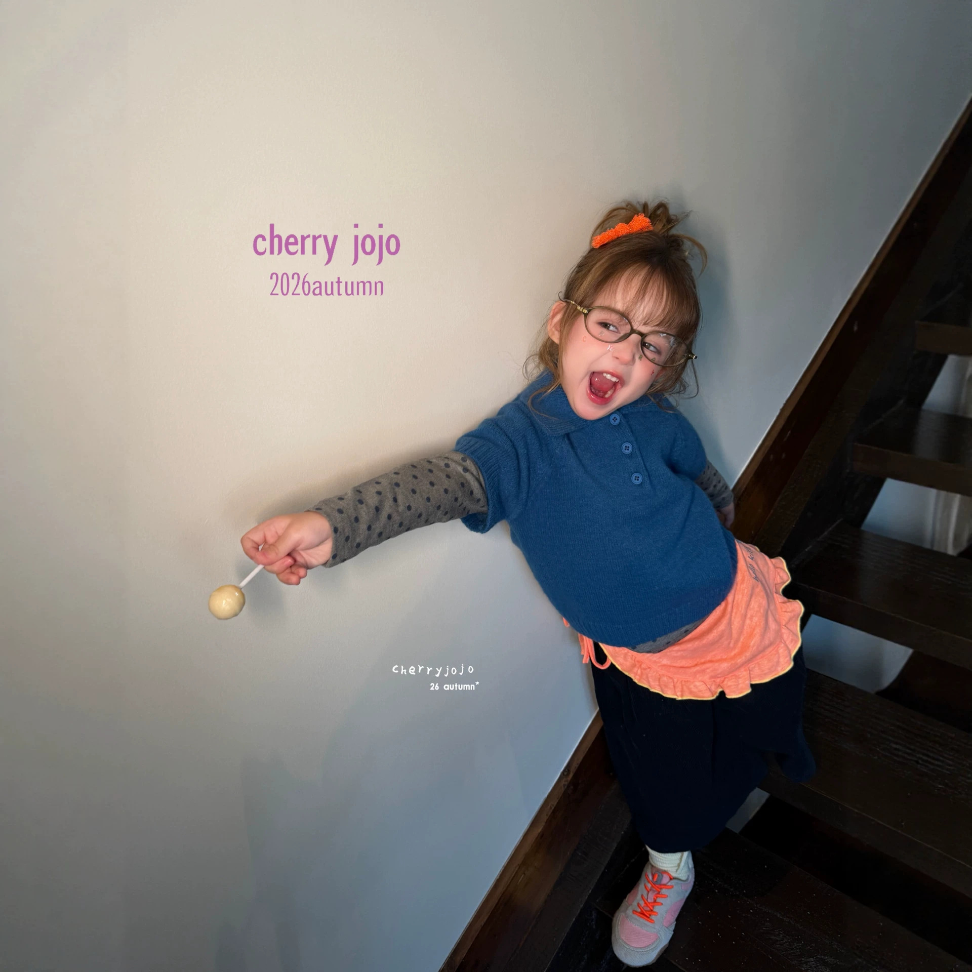 Cherry jojo - Áo giữ nhiệt chấm bi xám 277707