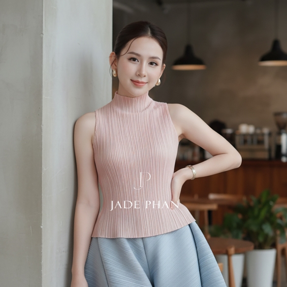 Áo ONNI xếp ly nữ, áo dập ly Cao Cấp nhiều màu phong cách cá tính