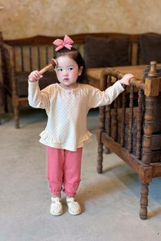Bộ dài quần dài bé gái không cổ