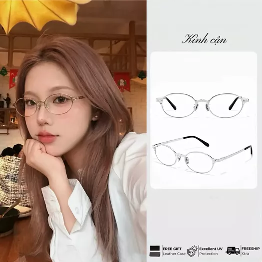 Product image - Gọng Kính Elip Kim Loại