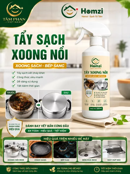 Product image - Tẩy Xoong Nồi Homzi