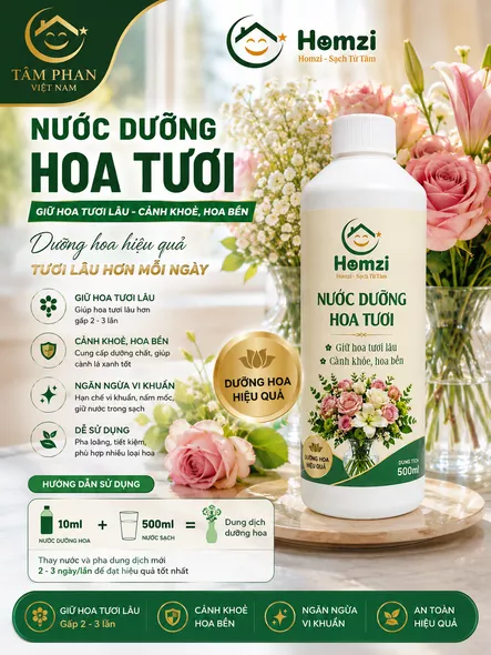 Product image - Nước Dưỡng Hoa Tươi Homzi