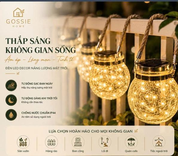Product image - Bóng đèn LED Decor năng lượng mặt trời