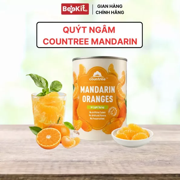 Product image - Quýt Nguyên Múi Ngâm Countree 425g
