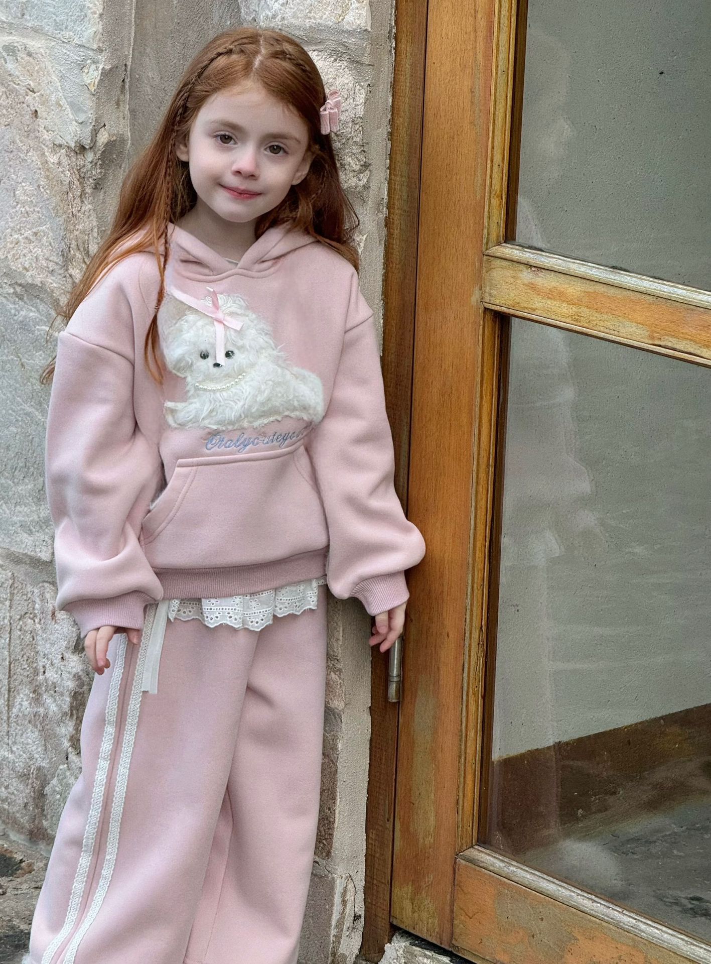 Set bộ hoodie cún lông xù Otaly 1361