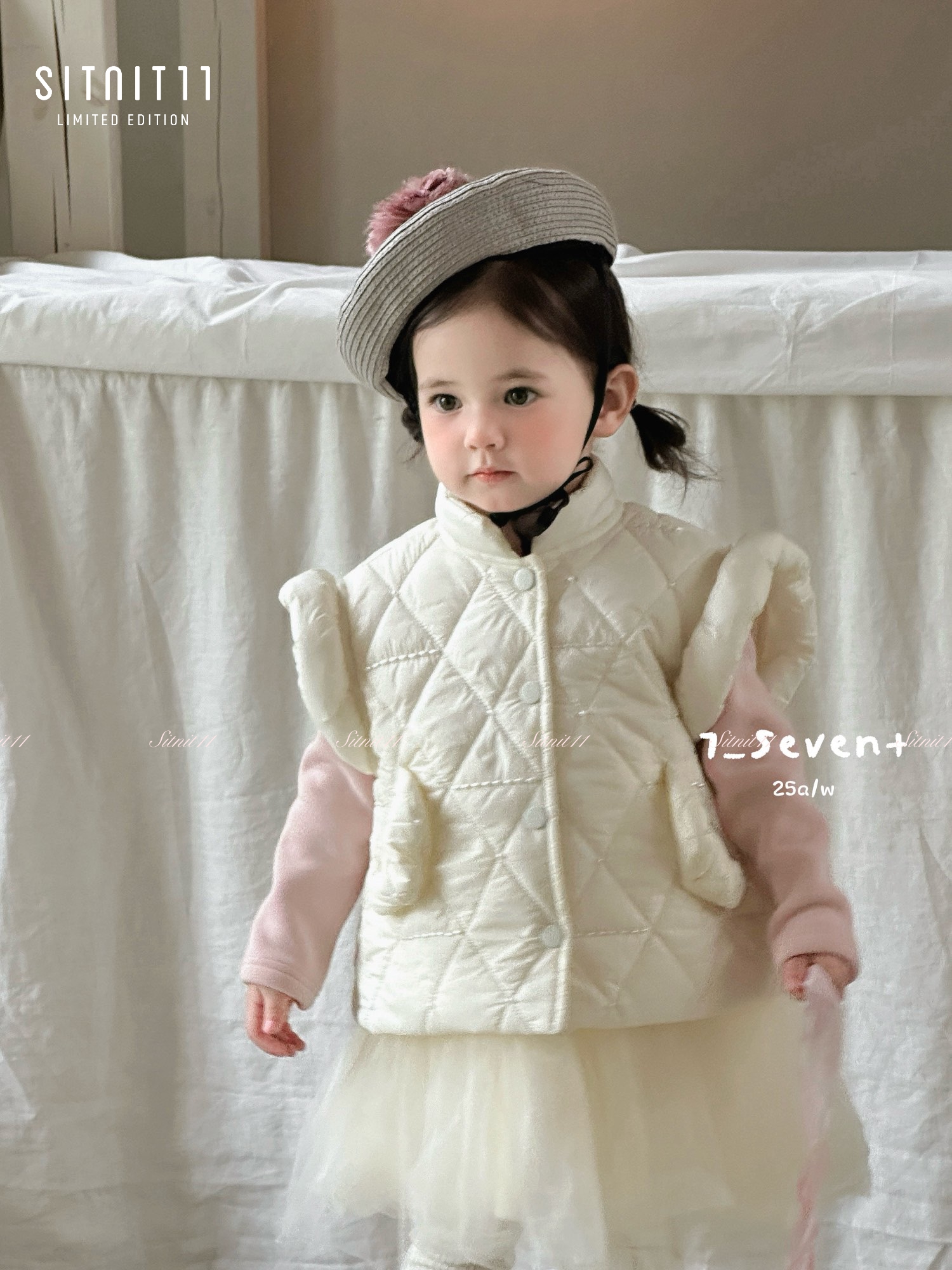 Set Áo khoác Gile lông vũ + Softly tutu Dresses 7-seven