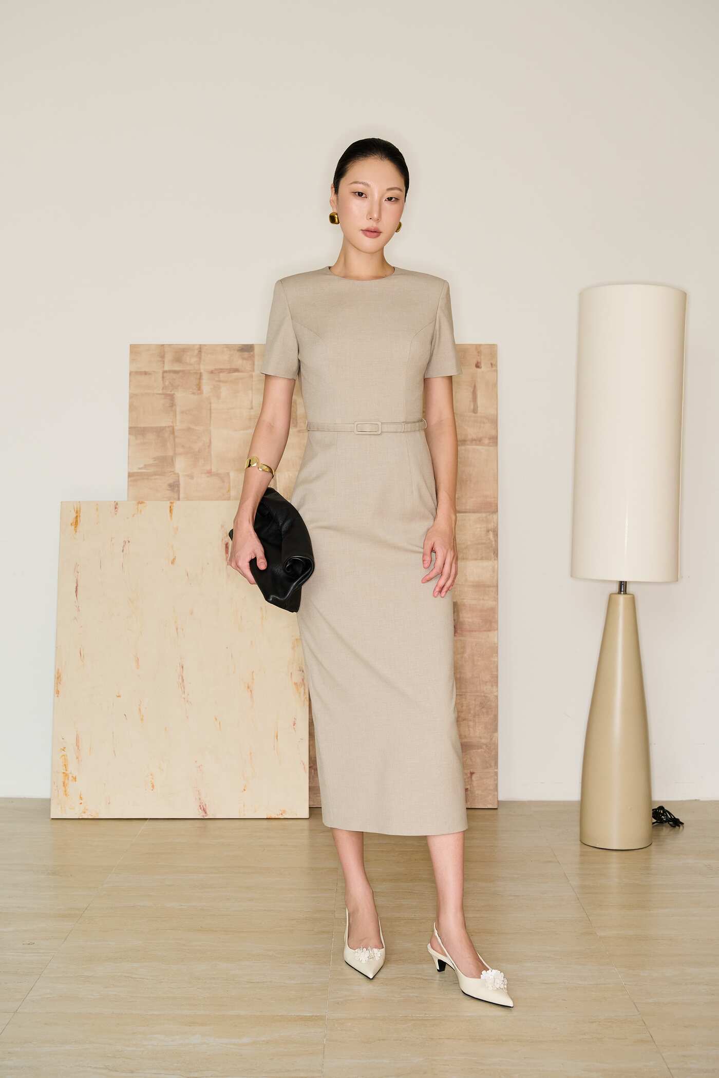 Architectural column dress