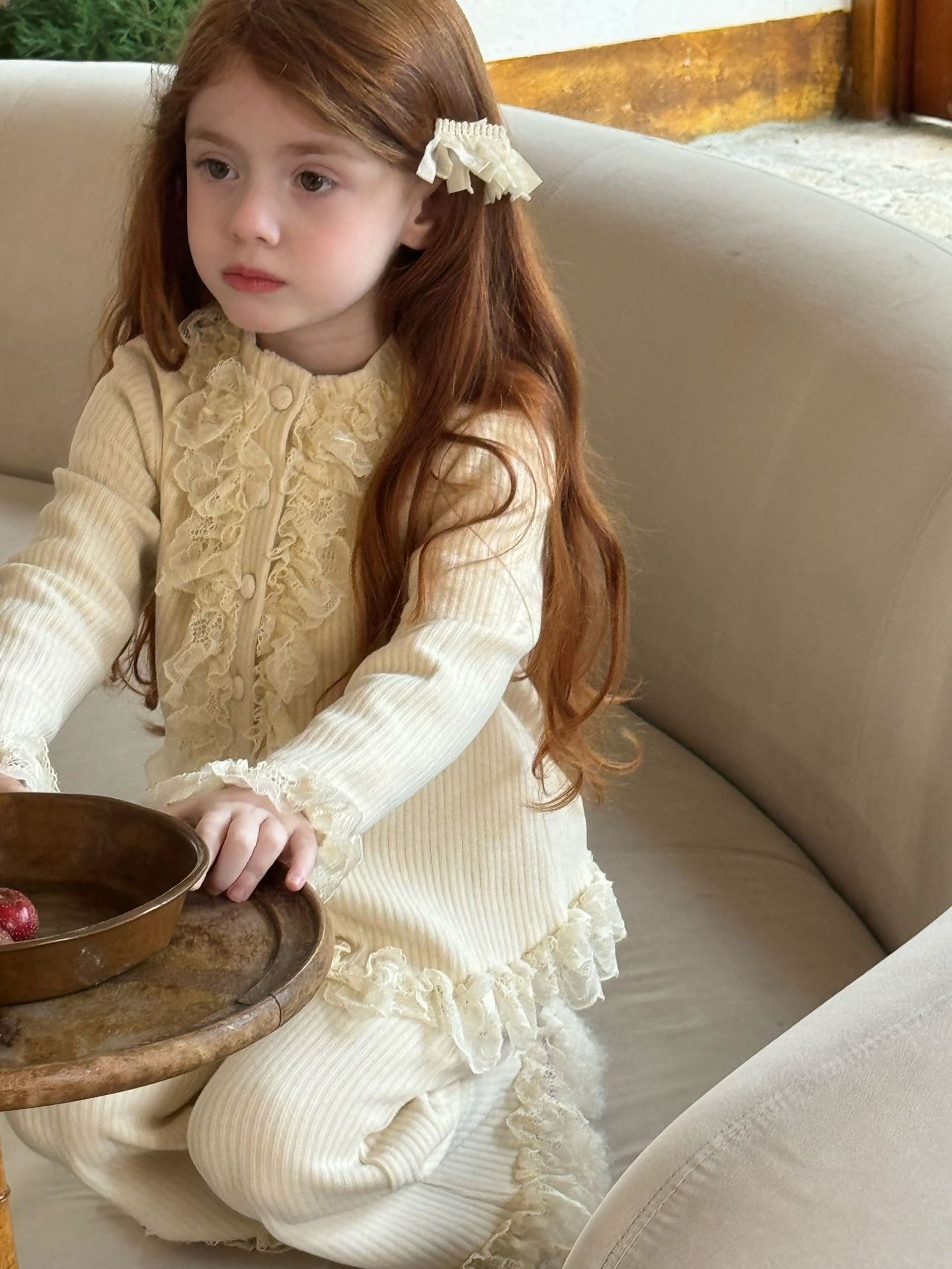 Set bộ len Otaly viền ren 1372