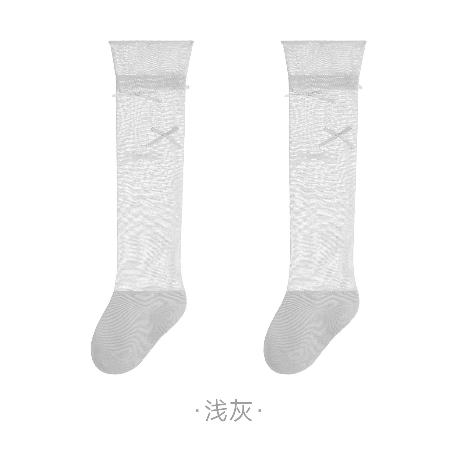 Set 4 Tất vớ hè Laibo thoáng khí nơ mảnh 5398
