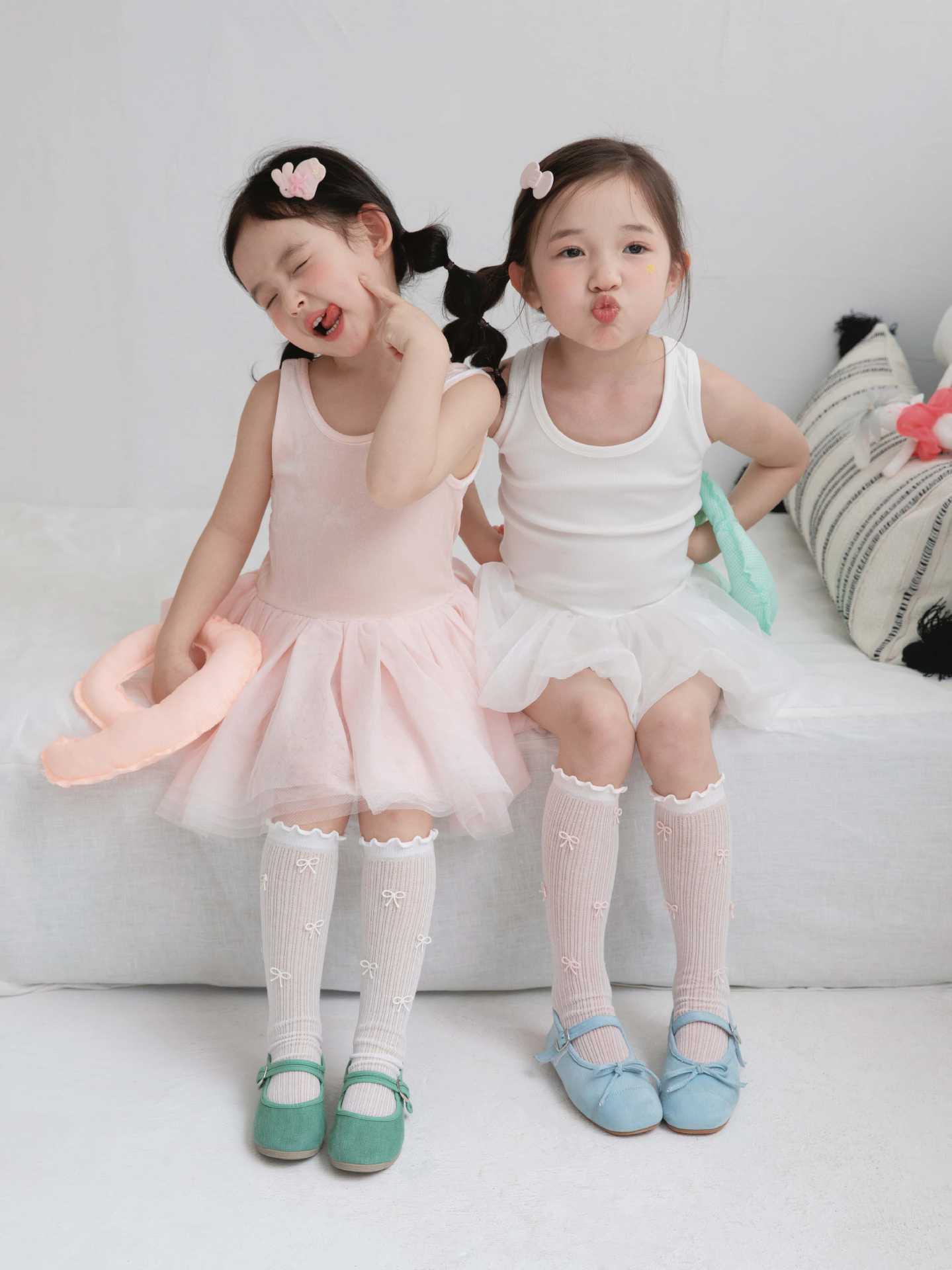 Tất vớ Laibo cổ bèo nhiều nơ 5307