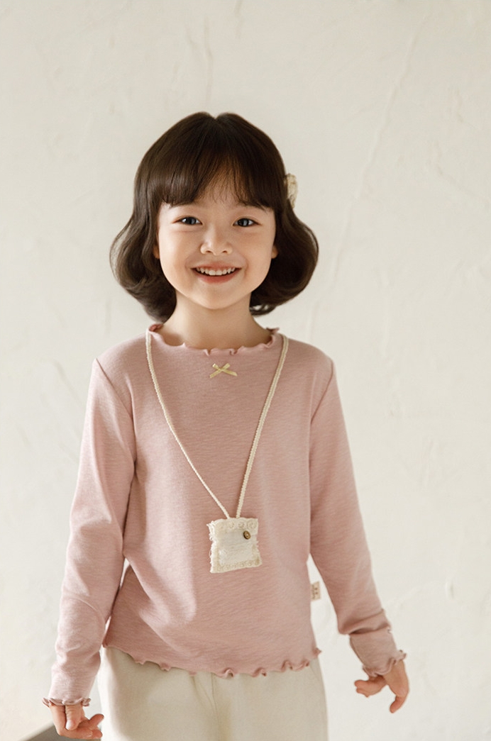 Áo giữ nhiệt YOYO viền bèo đính nơ 5165