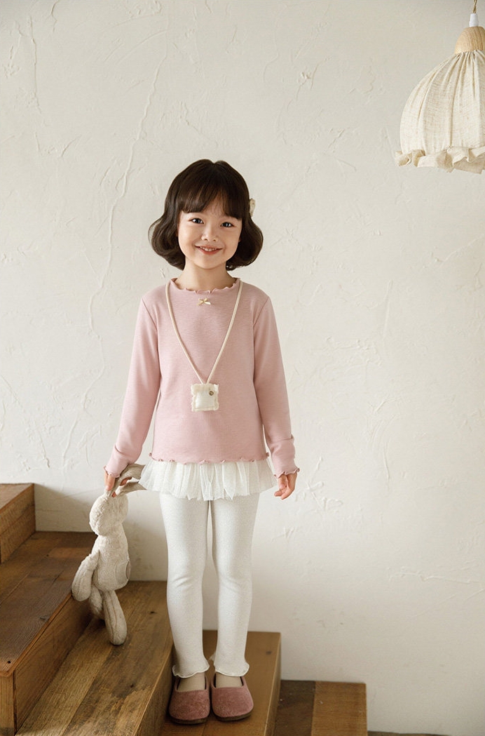 Áo giữ nhiệt YOYO viền bèo đính nơ 5165
