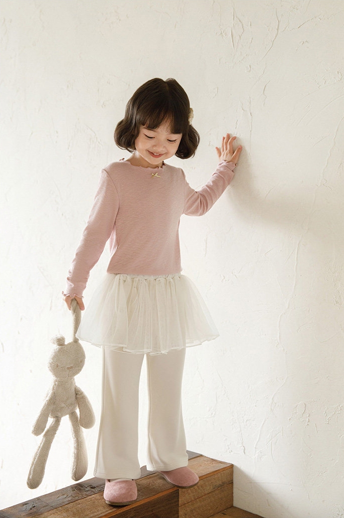 Áo giữ nhiệt YOYO viền bèo đính nơ 5165