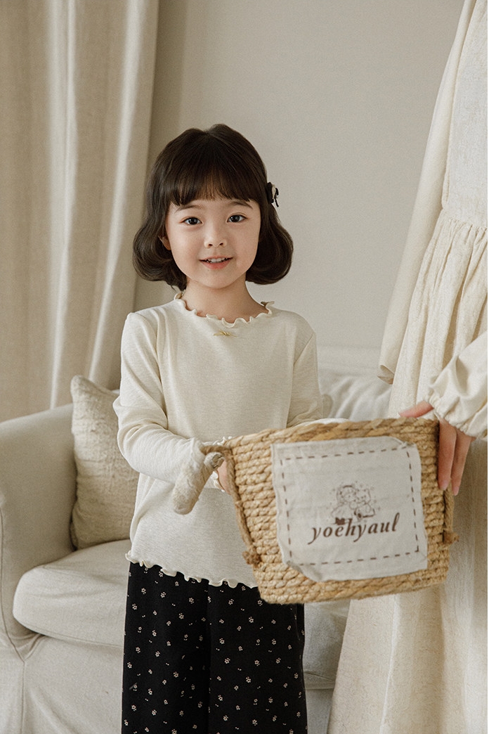 Áo giữ nhiệt YOYO viền bèo đính nơ 5165