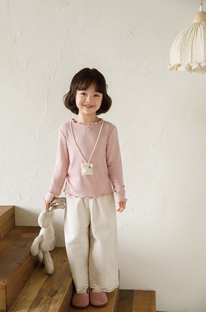 Áo giữ nhiệt YOYO viền bèo đính nơ 5165
