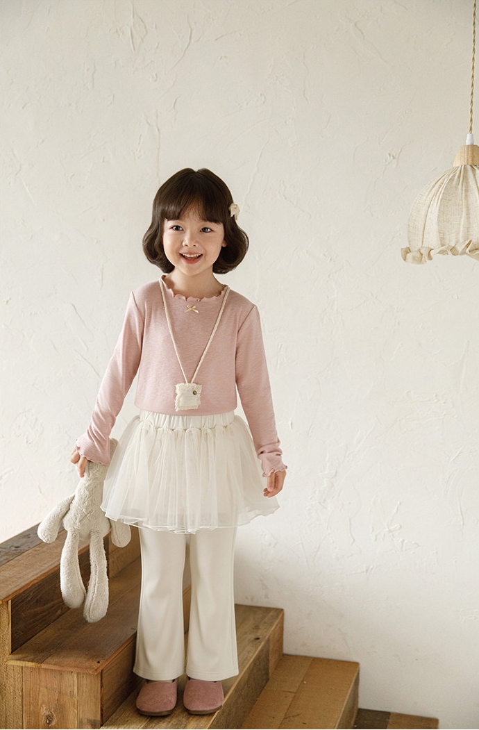 Áo giữ nhiệt YOYO viền bèo đính nơ 5165