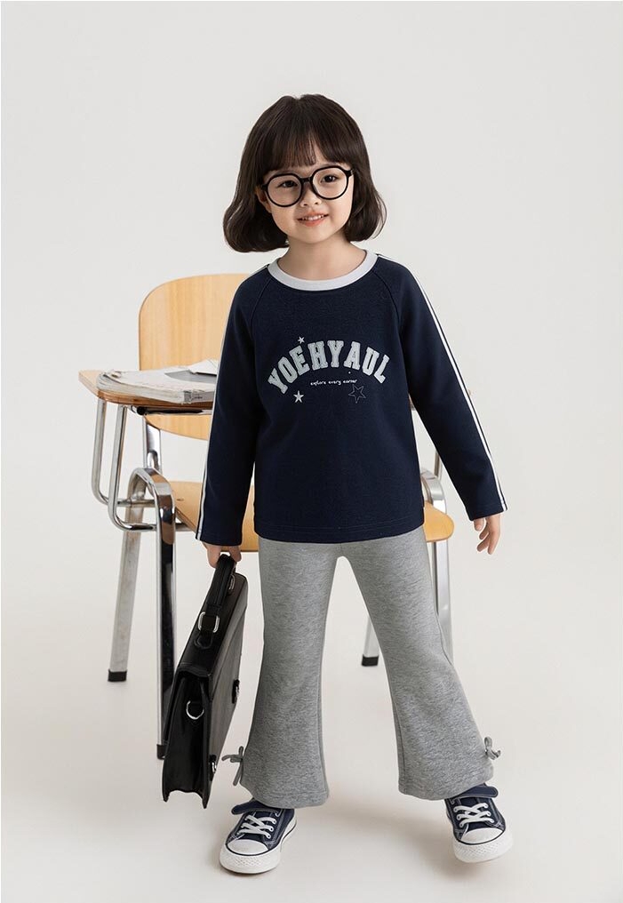 MXS - Quần nỉ YOYO gấu loe đính nơ 8532