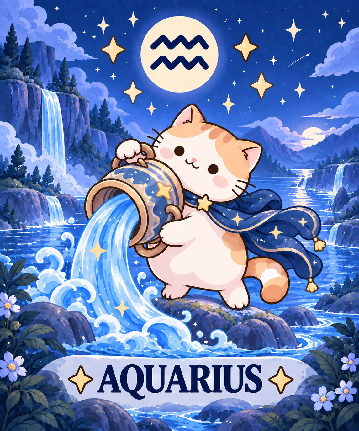 Aquarius Cat กุมภ์