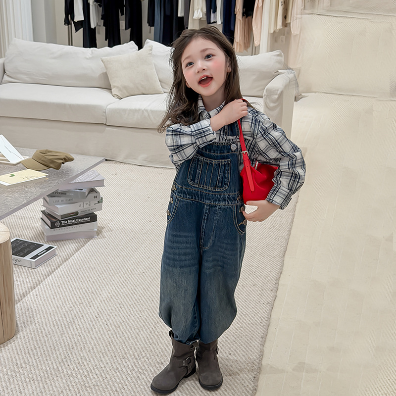 Quần yếm Jeans AMBB 3543 CB - 110cm