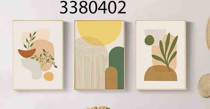 Bộ 3 Tranh treo tường nghệ thuật 61