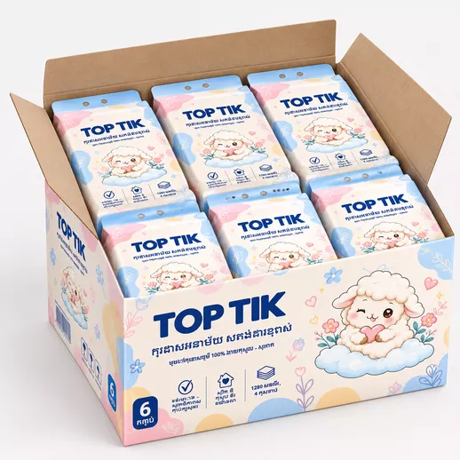 Product image - Bottom Pull Facial Tissues